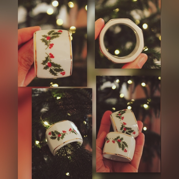 Gold and White Holiday Tree Decor - Picture 2 of 2